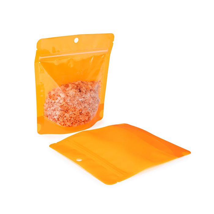 Stand Up Pouches Neon Orange 15,9x6,4x14,6 cm (100 pieces) [ZBGNSHZOR]