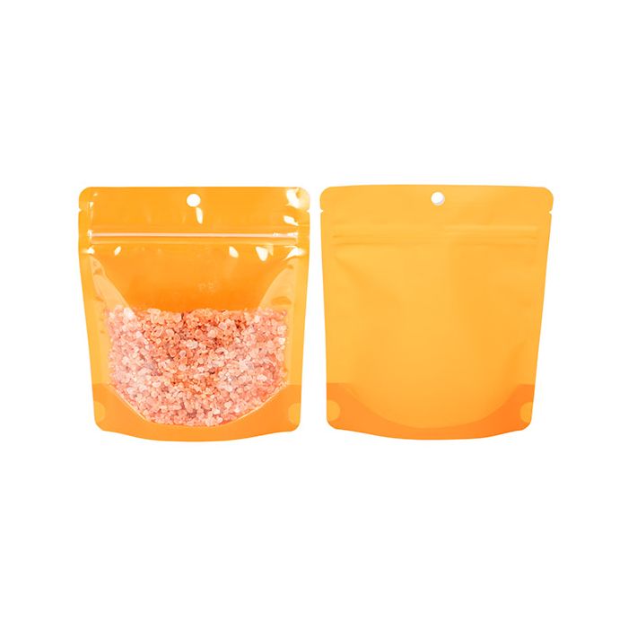 Stand Up Pouches Neon Orange 15,9x6,4x14,6 cm (100 pieces) [ZBGNSHZOR]