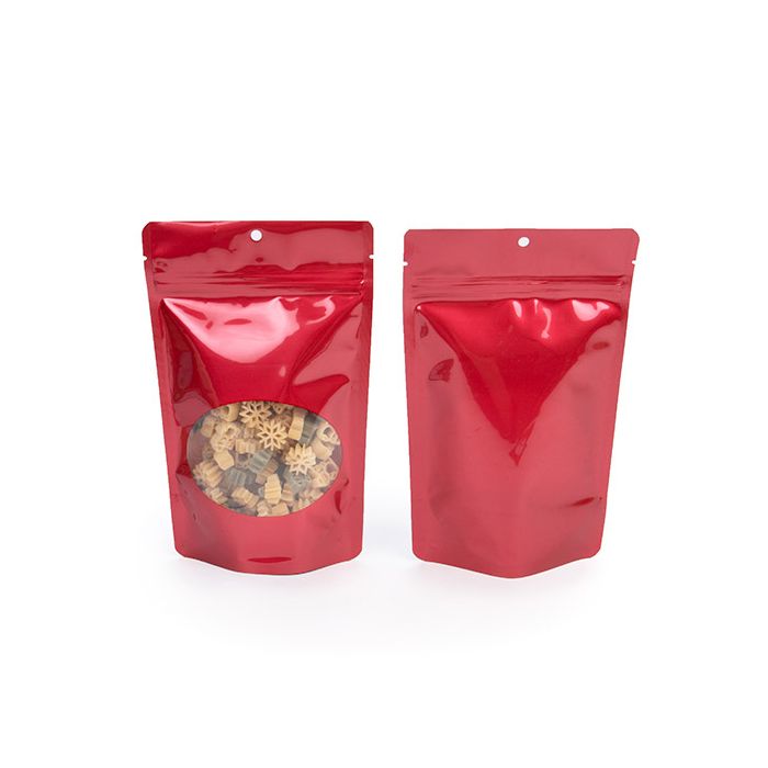 Stand Up Pouches Red 13x7,9x20,6cm (100 Pieces) [ZBGO3RH]
