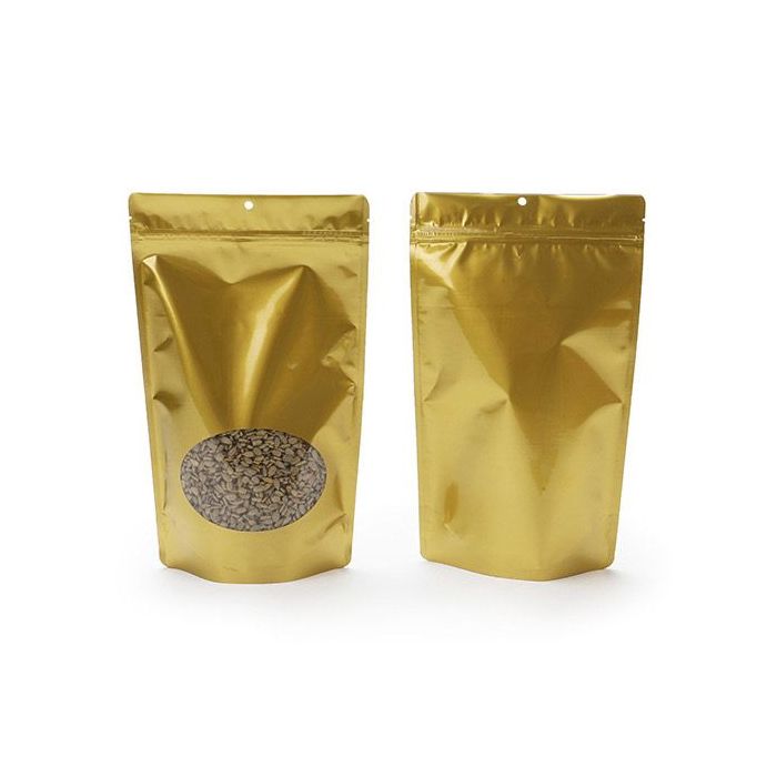 Stand Up Pouches Gold 17,1x8,9x28,6cm (100 Pieces) [ZBGO4GH]
