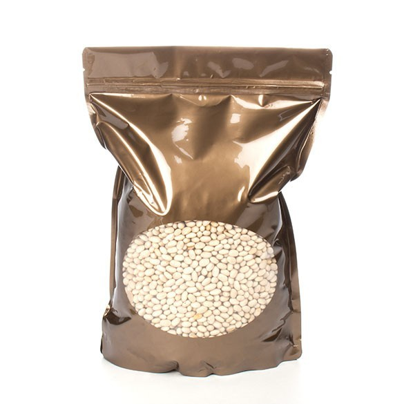 Stand Up Pouches Bronze with oval Window 21x9x29cm | 510 grams (100 pieces) [ZBGO5BZ]