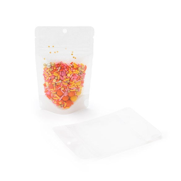 Stand Up Pouches Rice Paper Transparent/White 7.9x5.1x13cm | 28 grams (100 pieces) [ZBGR1WC]