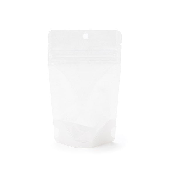 Stand Up Pouches Rice Paper Transparent/White 7.9x5.1x13cm | 28 grams (100 pieces) [ZBGR1WC]
