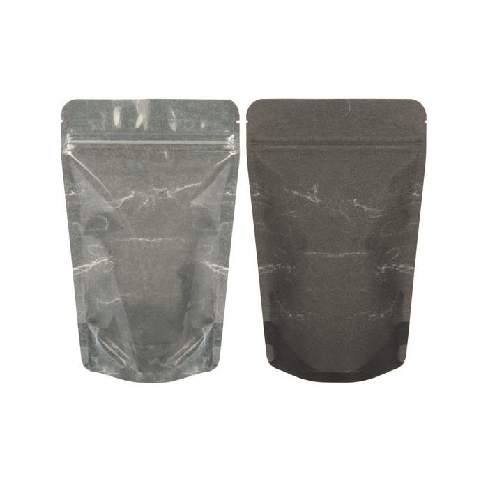 Stand Up Pouches Rice Paper Transparent/Black 13x7.9x20.6cm | 113 grams (100 pieces) [ZBGR3BC]