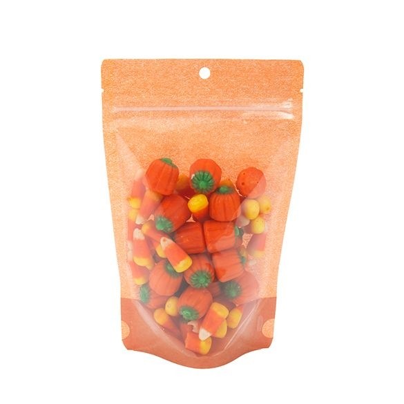 Stand Up Pouches Rice Paper Transparent/Orange 13x7.9x20.6cm | 113 grams (100 pieces) [ZBGR3HO]