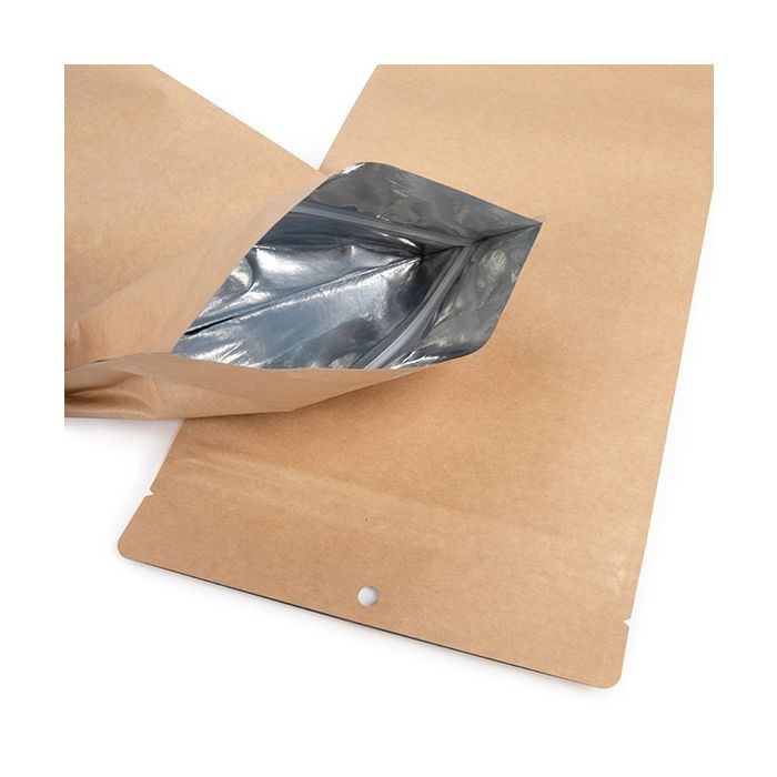 Stand Up Pouches Kraft 14x6x38,1 cm (100 pieces) [ZBGSK2N]