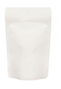 Stand Up Pouches White Kraft 8x5x13cm | 28 grams