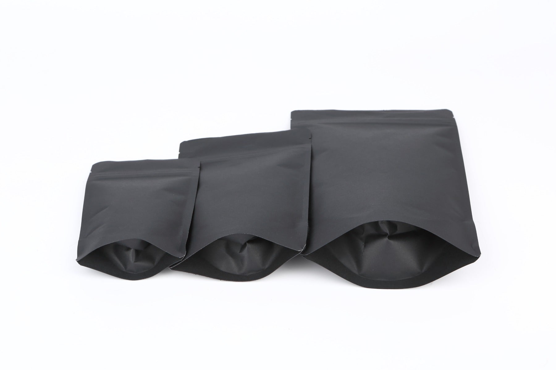 Stand Up Pouches Black Kraft 13x8x20,5cm | 113 gram (100 pieces) [ZBGSK3BK]
