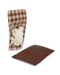 Stand Up Pouches Kraft/ Brown Plaid 13x7,9x20,6 cm (25 pieces) [ZBGSW3BRP]