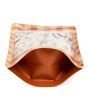 Stand Up Pouches kraft Transparent/Burnt Orange Plaid 13x7,9x20,6 cm (25 pieces) [ZBGSW3OP]