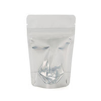 Stand Up Pouches Transparent/White 8x5x13cm | grams
