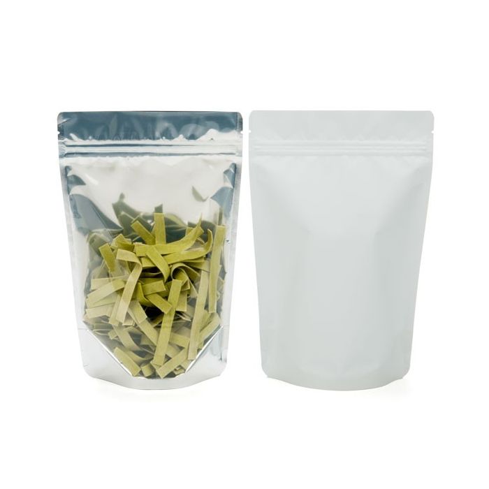 Stand Up Pouches Transparent/White 15x9x23.2cm | 312 grams (100 pieces) [ZBGW7]