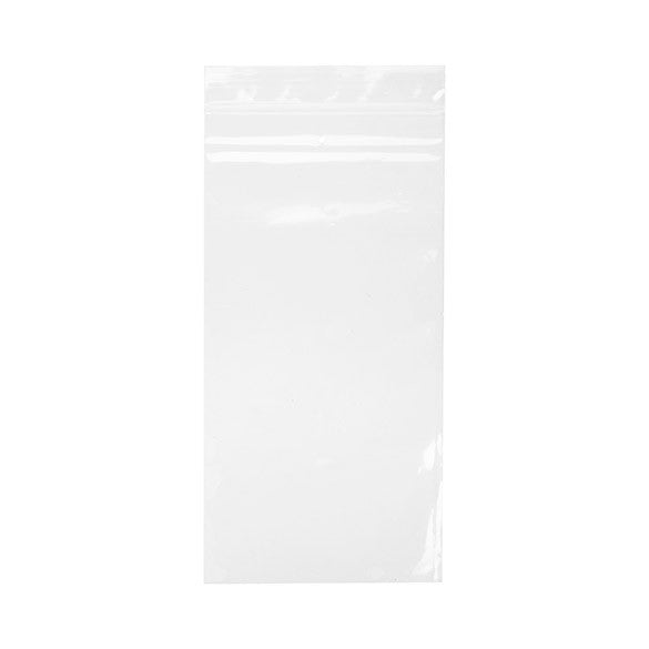 Grip Seal Bags with Vent-hole 10x20.5cm Crystal Clear PP 50 micron (100 pieces) [ZC48V]