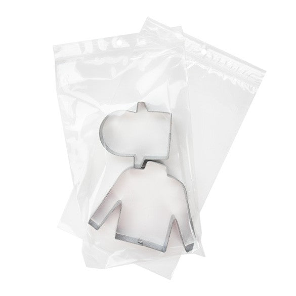 Grip Seal Bags 15x25.5cm Crystal Clear PP 50 micron (100 pieces) [ZC610]