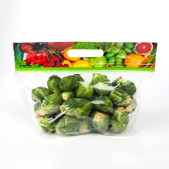 Carrier Bags with Handles and venting holes 29.2x10.8x15.6cm (100 pieces) [ZFG5V]