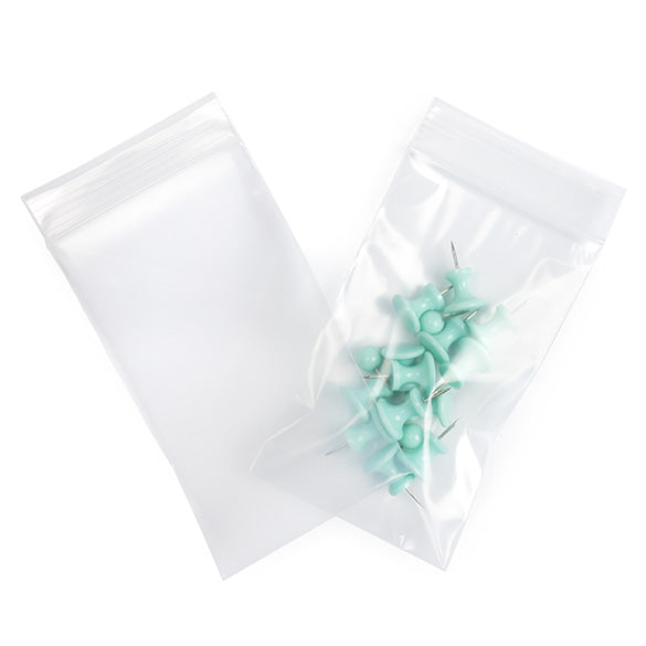 Grip Seal Bags 7.5x12.5cm PE 100 micron (100 pieces) [4PE35]