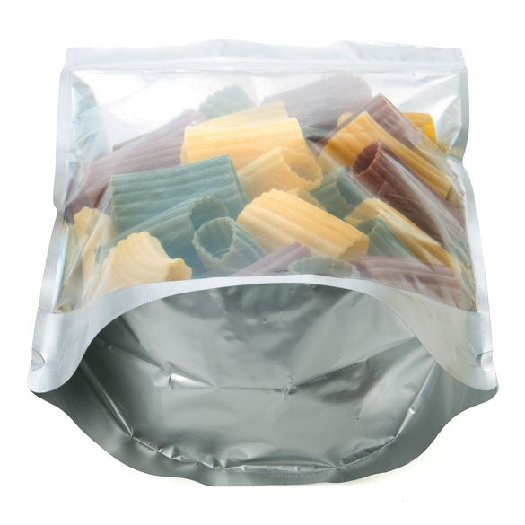 Stand Up Pouches Transparent/Silver 23x12x34.5cm | 907 grams (100 pieces) [ZBGS6]
