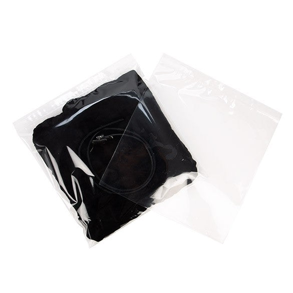 Grip Seal Bags with Hang hole 32x32cm Crystal Clear PP 50 micron (100 pieces) [ZR12H]