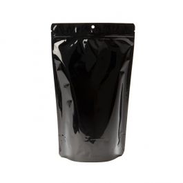Stand Up Pouches Black 17,1x8,9x28,6cm With Hanghole (100 Pieces) [ZBGM4BH]
