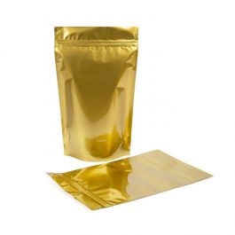 Stand Up Pouches Gold 17x8x28.5cm | 340 grams (100 pieces) [ZBGM4G]