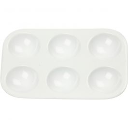 Palette, white, size 13x8,5 cm, 1 pc [HOB-100288]