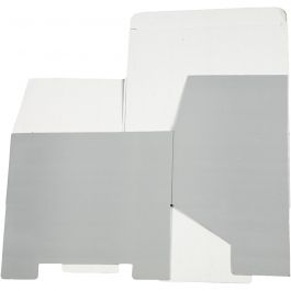 Cardboard Box, light grey, H: 10 cm, L: 22 cm, W: 15.5 cm, 1 pc [HOB-100574]