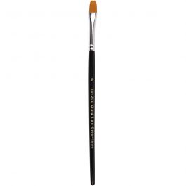 Gold Line Brushes, no. 8, L: 18,5 cm, flat, 12 pc/ 1 pack [HOB-10208]
