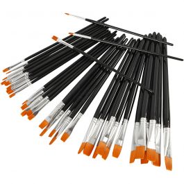 YellowLine Brush Set, no. 0+2+4+8+12+16, 36 pc/ 1 pack [HOB-10254]