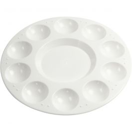 Palette , white, D 17 cm, 1 pc [HOB-103300]