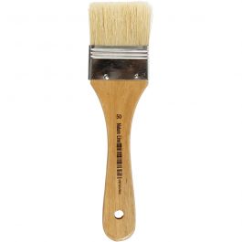 Varnish Brushes, L: 18,5 cm, W: 50 mm, flat, 12 pc/ 1 pack [HOB-10436]