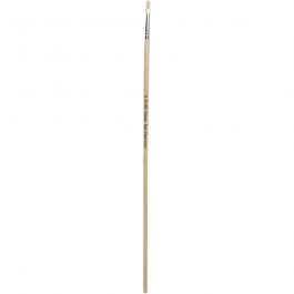 Nature Line Brushes, no. 0, W: 4 mm, long handles, 12 pc/ 1 pack [HOB-10500]