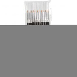Gold Line Brushes, no. 2, L: 17 cm, W: 3 mm, round, 12 pc/ 1 pack [HOB-10702]