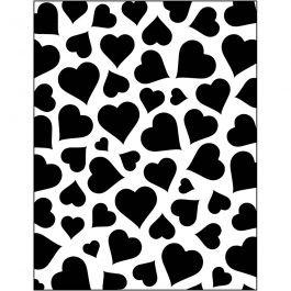 Embossing Folder, words, size 11x14 cm, thickness 2 mm, 1 pc [HOB-11773]