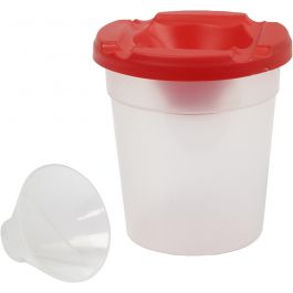 Non-Spill Paint Pot, H: 8,5 cm, D 8 cm, 250 ml, 15 pc/ 1 pack [HOB-13176]
