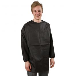 Painting coat, black, L: 83 cm, size 13-99 years, 1 pc [HOB-13796]
