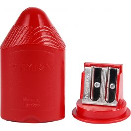 Pencil Sharpener, red, H: 8,5 cm, 1 pc [HOB-14142]