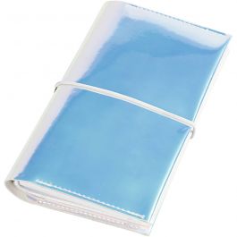 Planner, holographically, size 10x18x1,5 cm, elastic closure, 1 pc [HOB-192664]