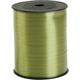 Curling Ribbon, lime green, W: 5 mm, 400 m/ 1 roll [HOB-557463]