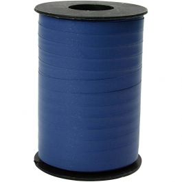 Curling Ribbon, blue, W: 10 mm, matt, 250 m/ 1 roll [HOB-20032]