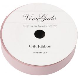 Curling Ribbon, light red, W: 18 mm, matt, 25 m/ 1 roll [HOB-20038]