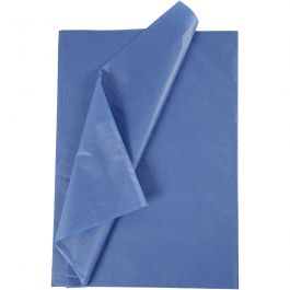 Tissue paper, blue, 50x70 cm, 14 g, 10 sheet/ 1 pack [HOB-200887]