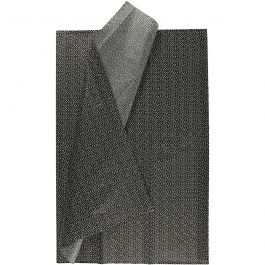 Tissue Paper, black, 50x70 cm, 14 g, 6 sheet/ 1 pack [HOB-200897]