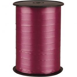 Curling Ribbon, ruby, W: 10 mm, glossy, 250 m/ 1 roll [HOB-20216]