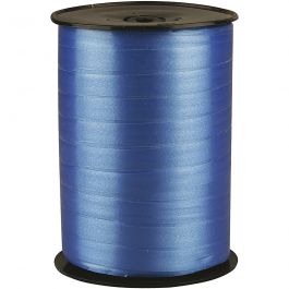 Curling Ribbon, blue, W: 10 mm, glossy, 250 m/ 1 roll [HOB-20217]