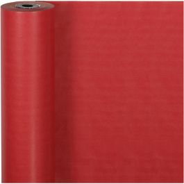 Wrapping Paper, red, W: 50 cm, 60 g, 100 m/ 1 roll [HOB-20281]