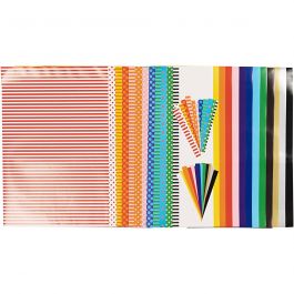 Glazed Paper, 32x40 cm, 80 g, 1 set [HOB-20779]