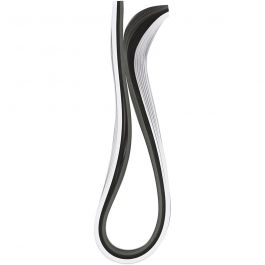 Quilling Paper Strips, black, grey, white, L: 78 cm, W: 5 mm, 120 g, 100 pc/ 1 pack [HOB-20797]