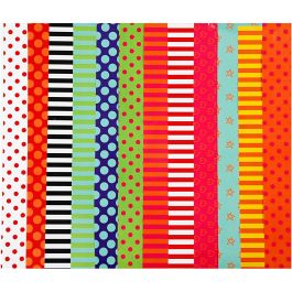 Glazed Paper, assorted colours, Pattern, 24x32 cm, 80 g, 50 ass sheets/ 1 pack [HOB-20871]