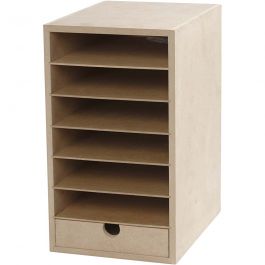 Paper Storage Unit, H: 31,5 cm, D: 24,5 cm, W: 18 cm, A5, 1 pc [HOB-21005]