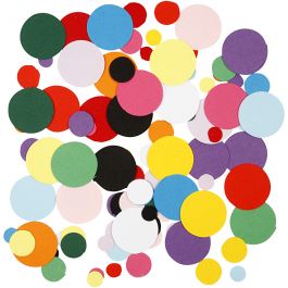 Card Mosaics, round, D 10+15+20 mm, 180 g/ 1 pack [HOB-21009]